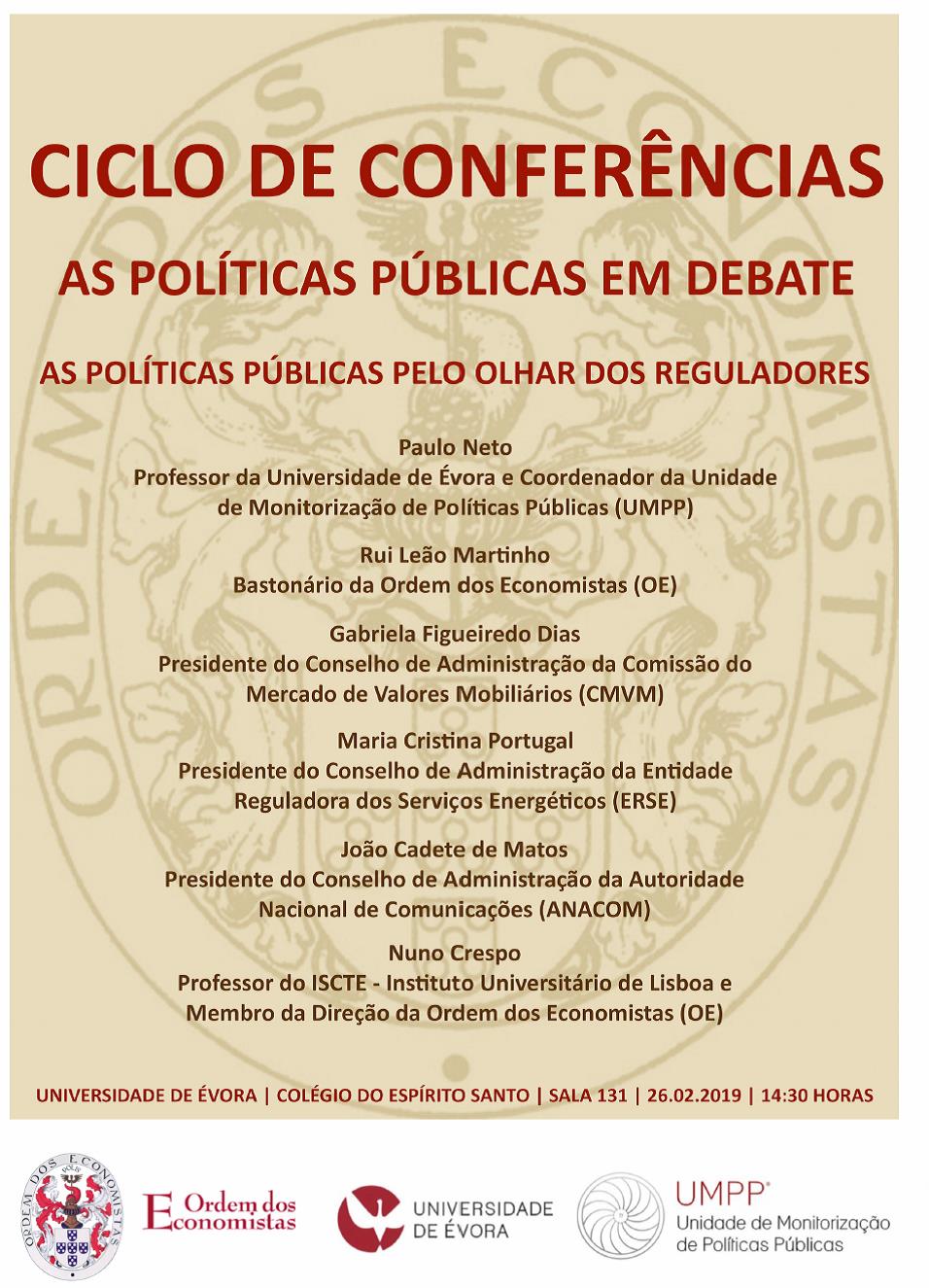Ciclo de Conferências - Politicas Publicas
